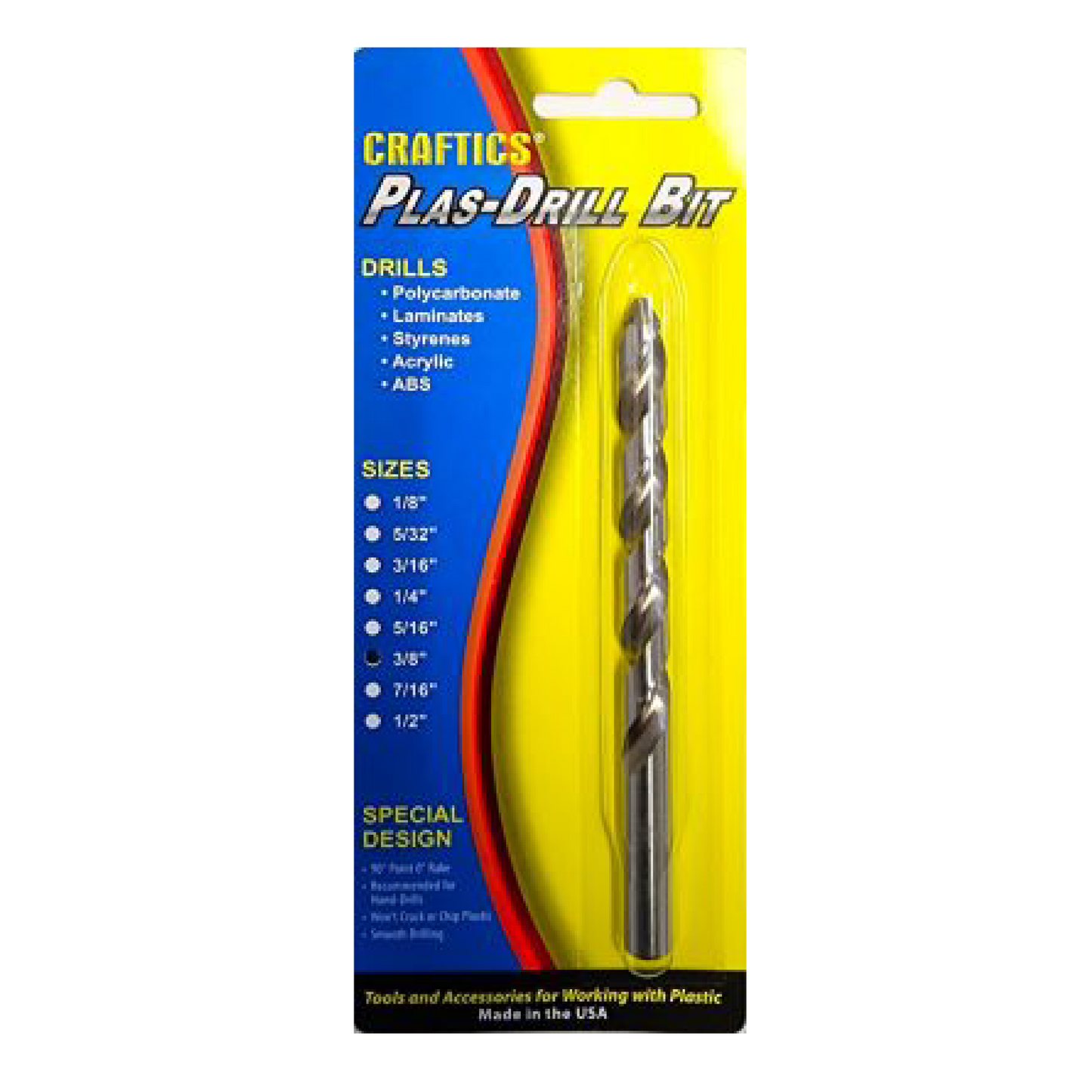 Plastic Drill Bit - 3/8"