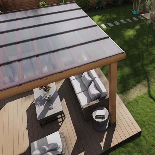 Bronze Pergola Multiwall Polycarbonate Cover/Roof