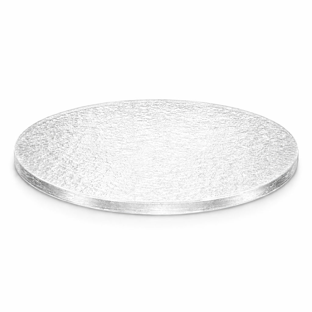 Clear Adobe Pattern Acrylic/Plexiglass Circle