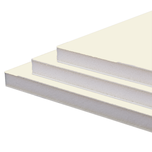 Antique white acid free foam board for conservation mounting of art and photographs