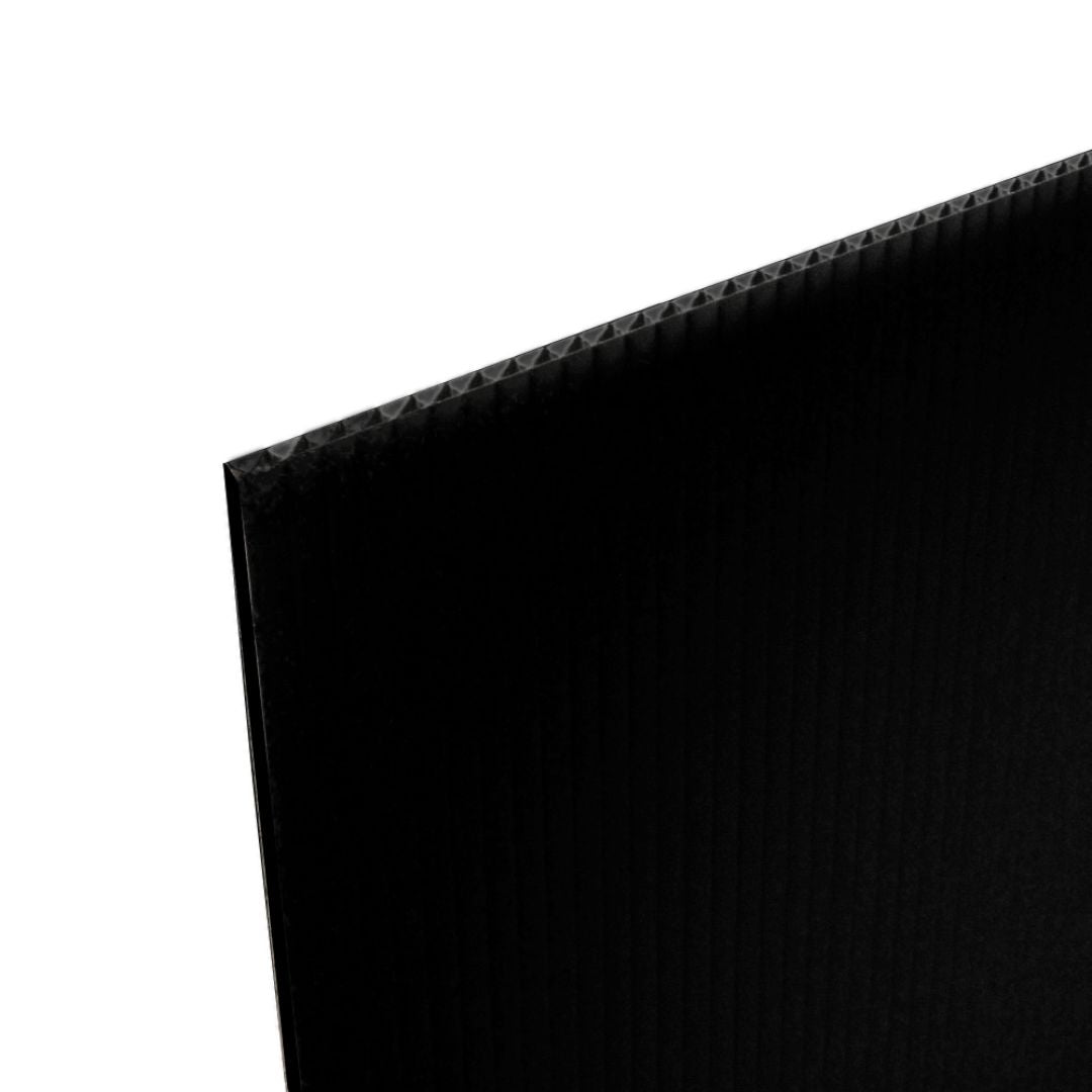 Black Corrugated Twinwall Plastic Sheet