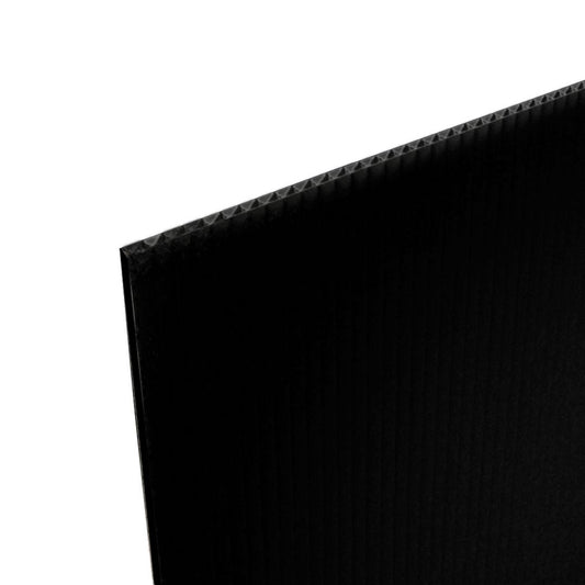 Black Corrugated Twinwall Plastic Sheet