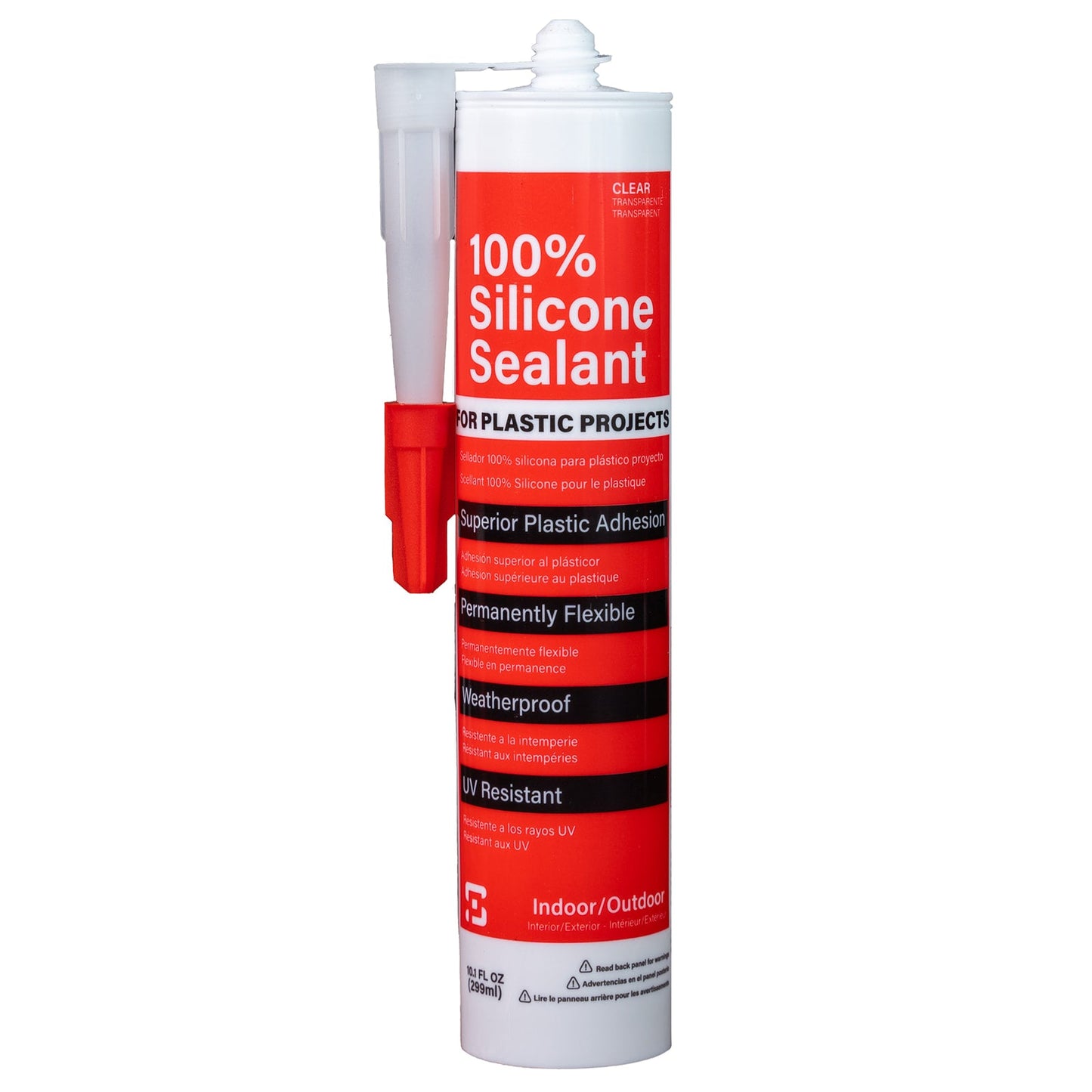 Clear Polymershapes Silicone Sealant Tube