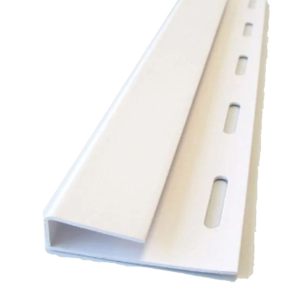 EZ Liner White PVC J-Trim - 8'