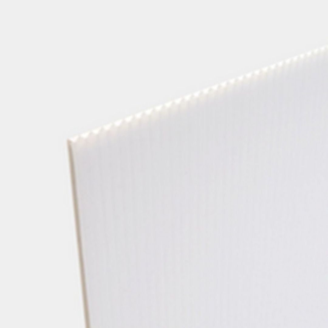 White Corrugated Twinwall Plastic Sheet