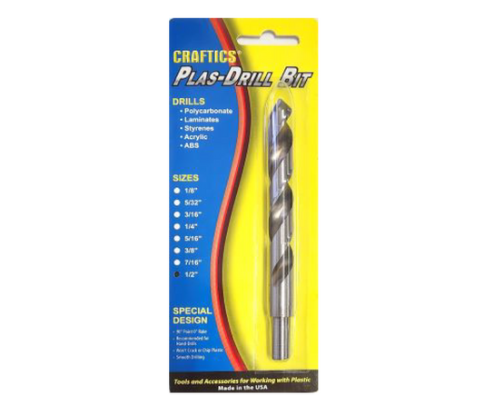 Plastic Drill Bit - 1/2"