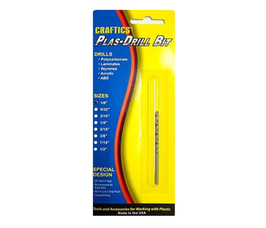 Plastic Drill Bit - 1/8"