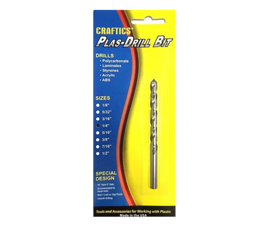 Plastic Drill Bit - 1/4"