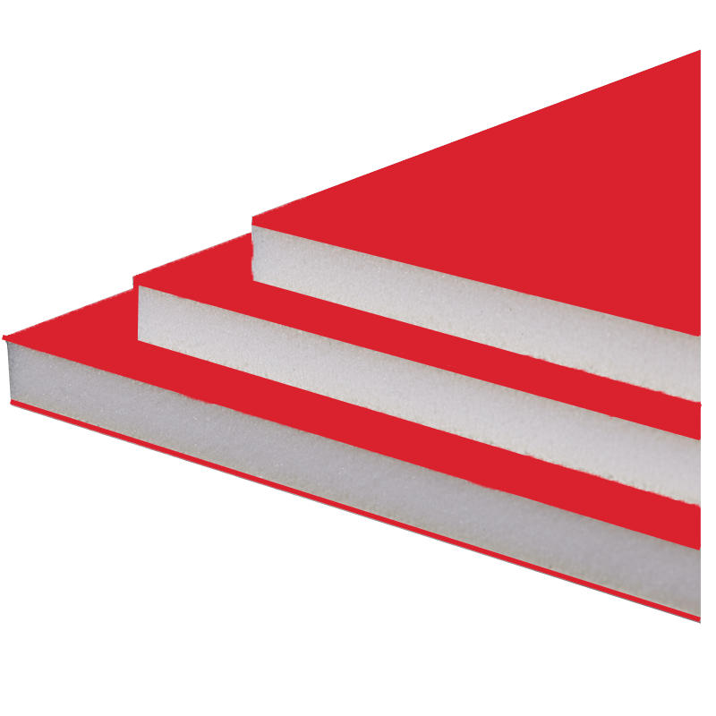 Red foam board with white core for Valentine's Day and holiday displays