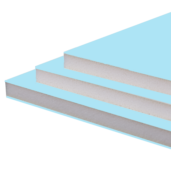 Sky blue foam board with white core for spring and baby displays