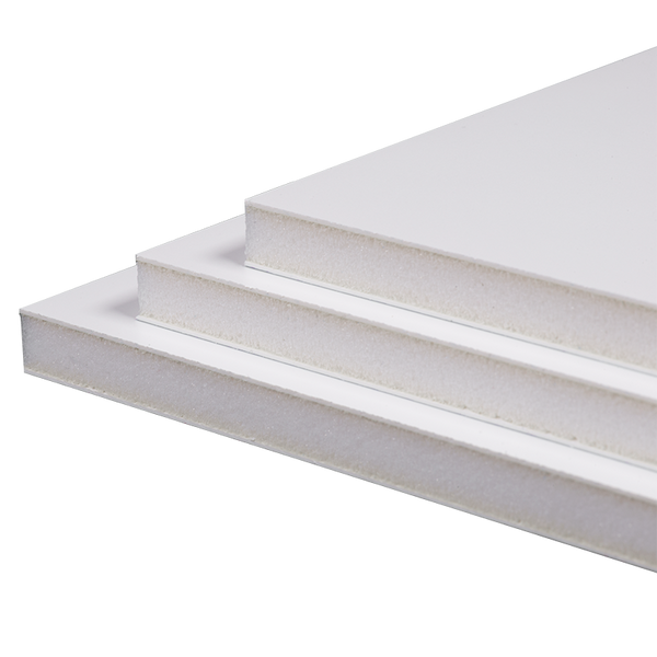 White acid free foam board for archival framing and conservation mounting