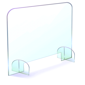 Sneeze Guard - Free Standing with Base Stands CGPS-F36X32