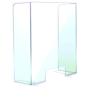 Sneeze Guard - Free Standing with Support Mounts CGPS-F36X32