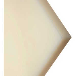 1/4" Natural Nylon Type 6 Cast MoS2 Filled - 24" x 48"