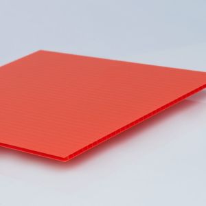 Red Corrugated Plastic