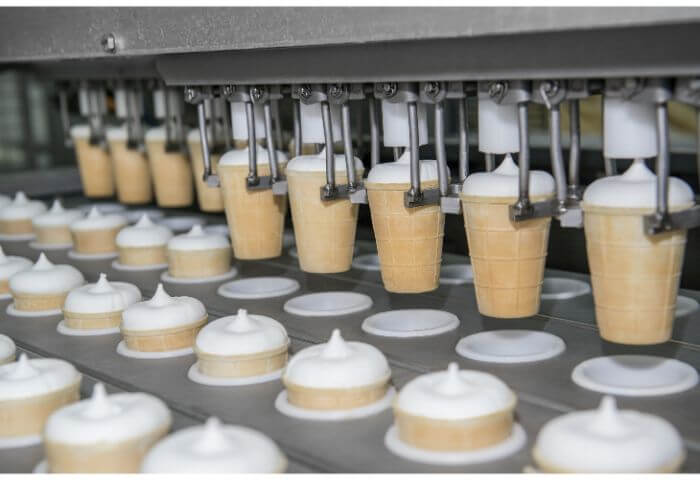 Industrial Processing Ice Cream